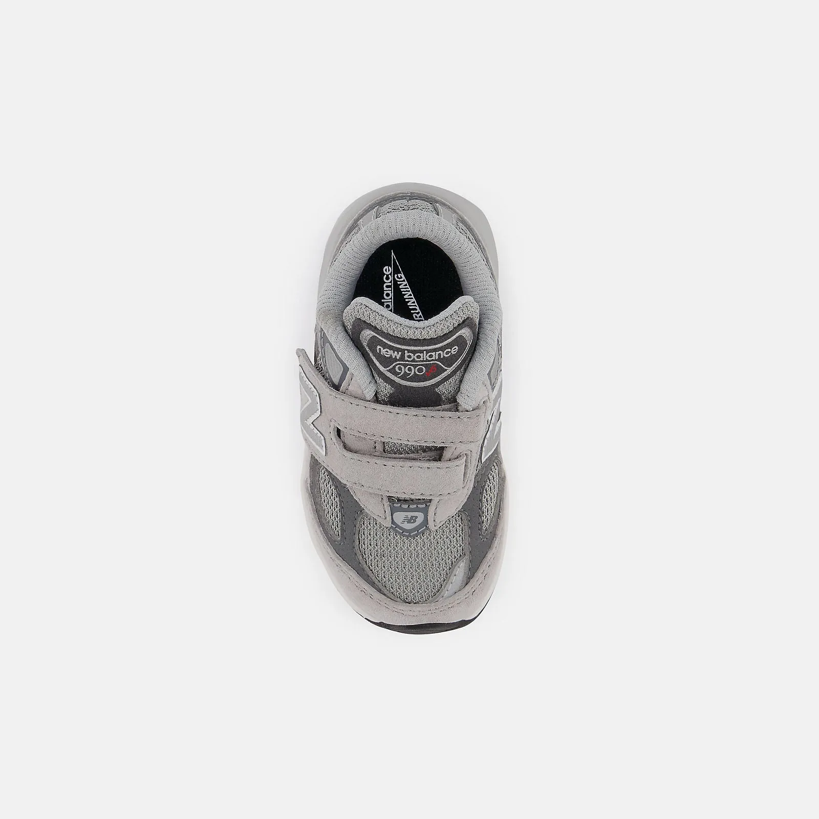 990v6 Hook and Loop Sneaker (Grey   Silver)