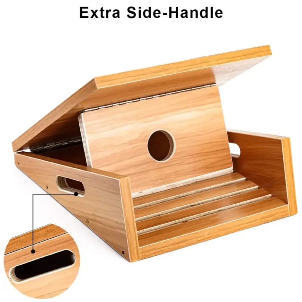 Adjustable Wooden Slant Board Calf Stretcher with 5 Positions - Verpeak