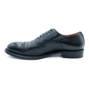 Alberto Alloni Oxford Formal Lace Ups Leather Black Colour For Men