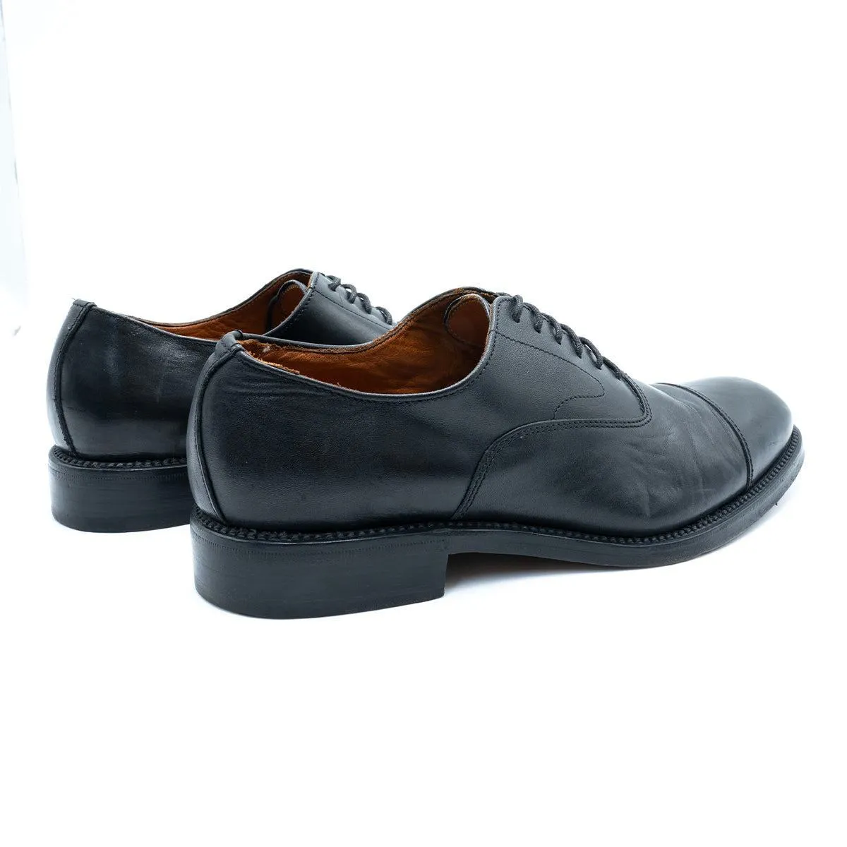 Alberto Alloni Oxford Formal Lace Ups Leather Black Colour For Men