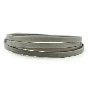 Arizona Grey- 5mm Strap Leather by the Yard