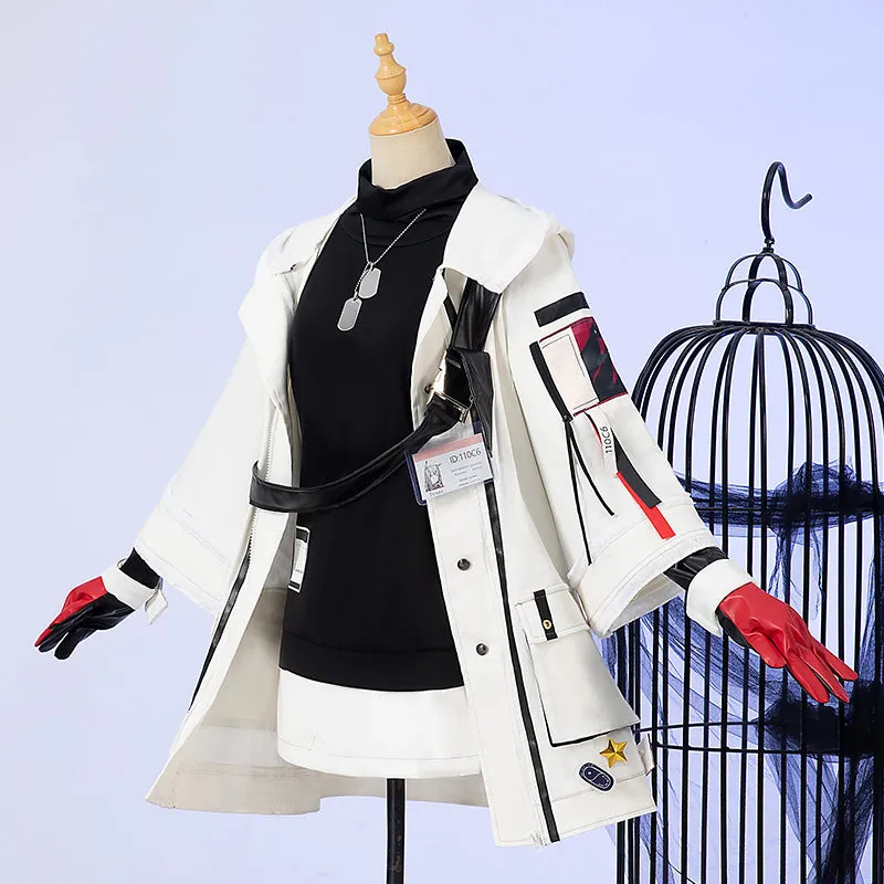 Arknights Winter Messanger Texas Cosplay Costume