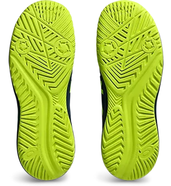 Asics Gel-Resolution 9 GS Mako Blue/Safety Yellow Youth Tennis Shoes