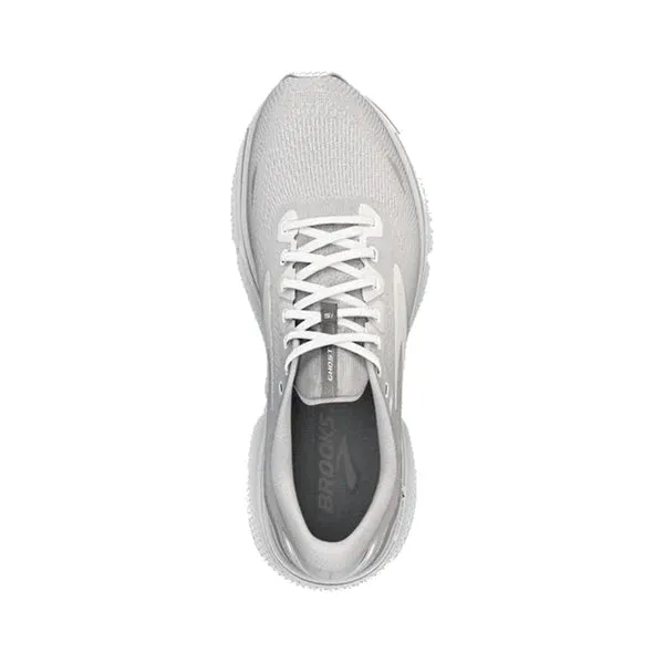 BROOKS LADIES GHOST 15 - OYSTER/ALLOY/WHITE