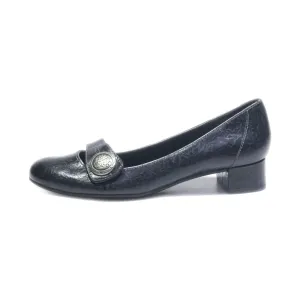 Clarks Mid-Heel Shoes Fabric Black Colour For Women