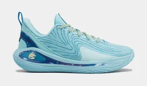 Curry Flow 12 Pisces Grade School Basketball Shoes (Stream/White)