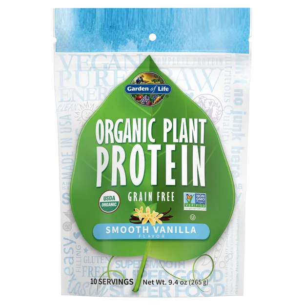 Garden of Life Organic Plant Protein Smooth Vanilla