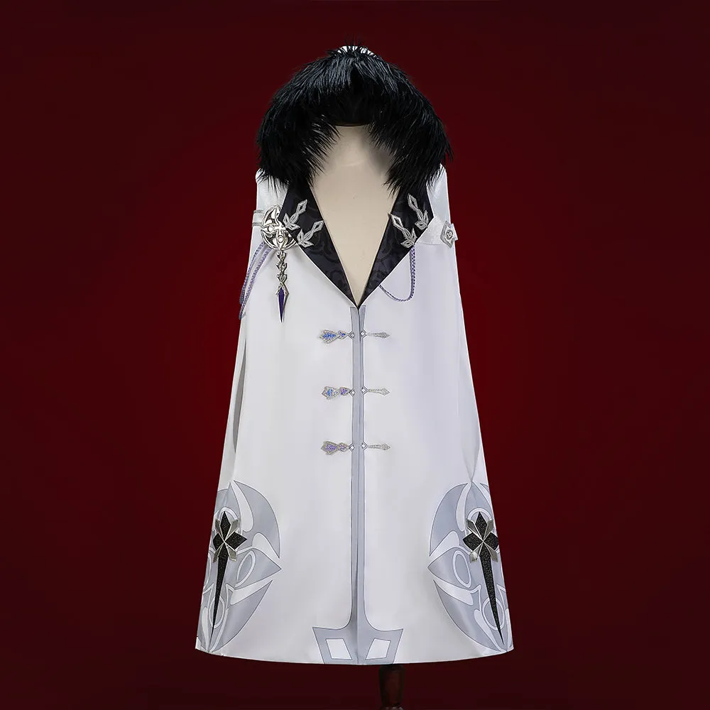 Genshin Impact The Eleven Fatui Harbingers Scaramouche The Balladeer The Skirmisher Kunikuzushi Cloak Cosplay Costume