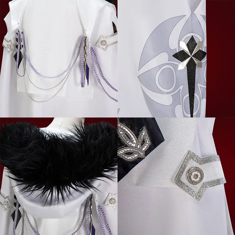 Genshin Impact The Eleven Fatui Harbingers Scaramouche The Balladeer The Skirmisher Kunikuzushi Cloak Cosplay Costume