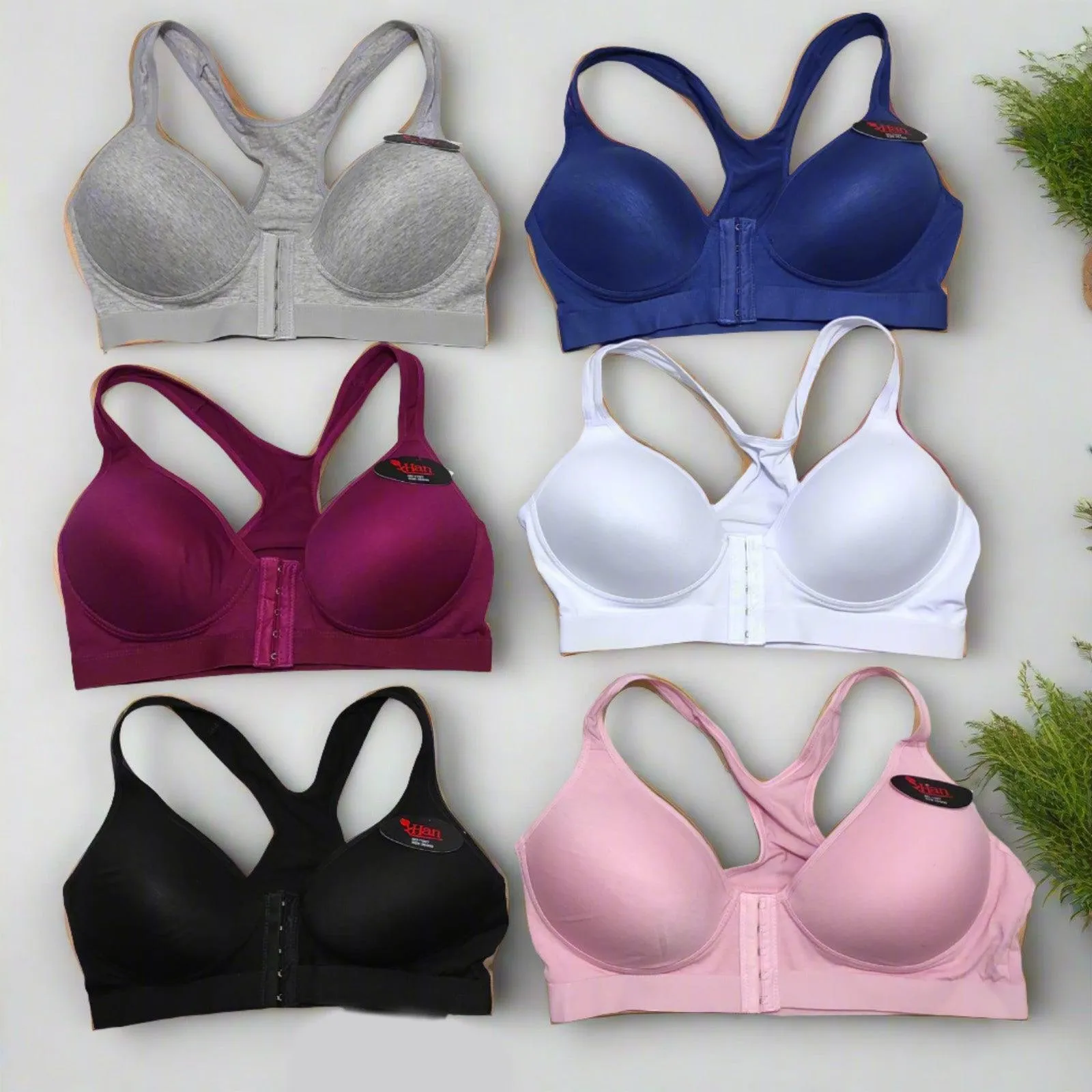 Han Push Up Front Closure Sports & Fitness Bra - 11027