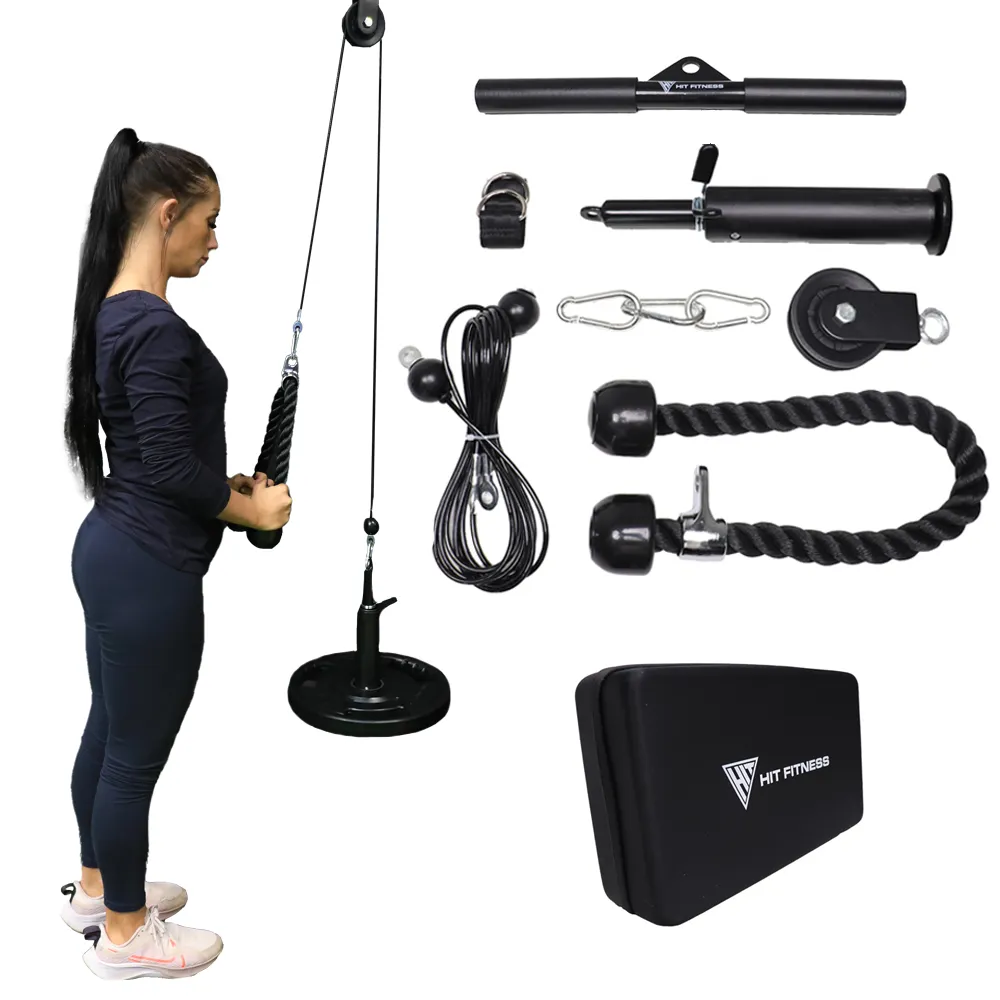 Hit Fitness F200 Pro Power Rack with Cable Pulley | 120kg Radials