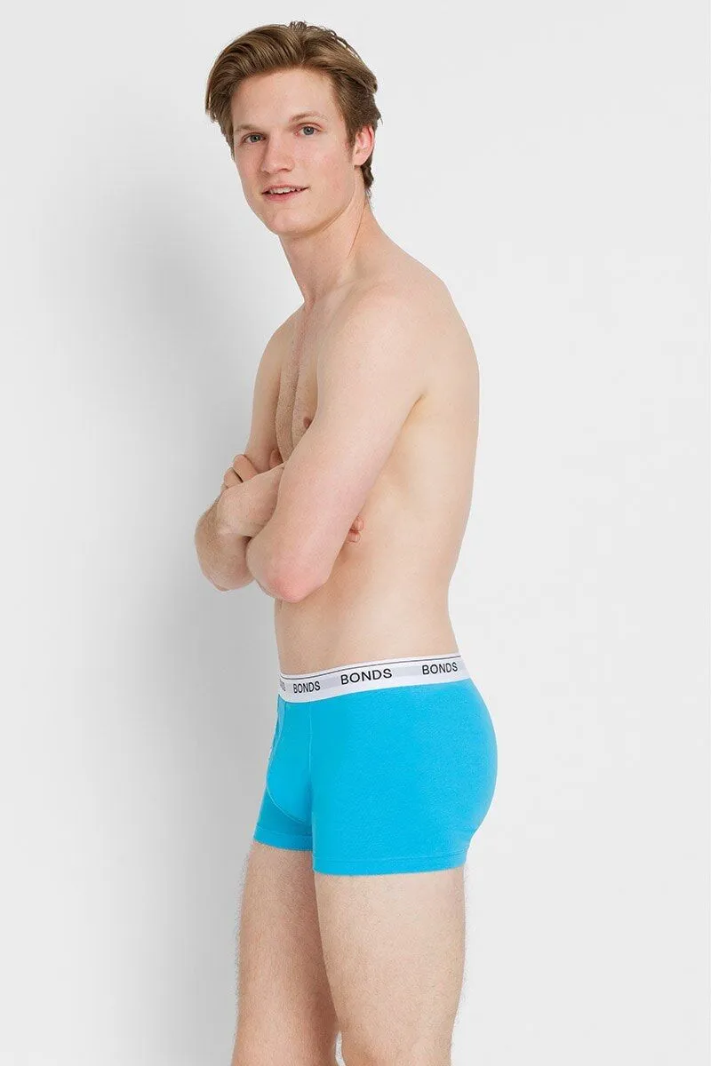 Mens Bonds Guyfront Trunks Underwear Ocean Blue