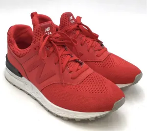 New Balance Men's 574 MS574TMY Red Athletic Shoes - Size 11.5