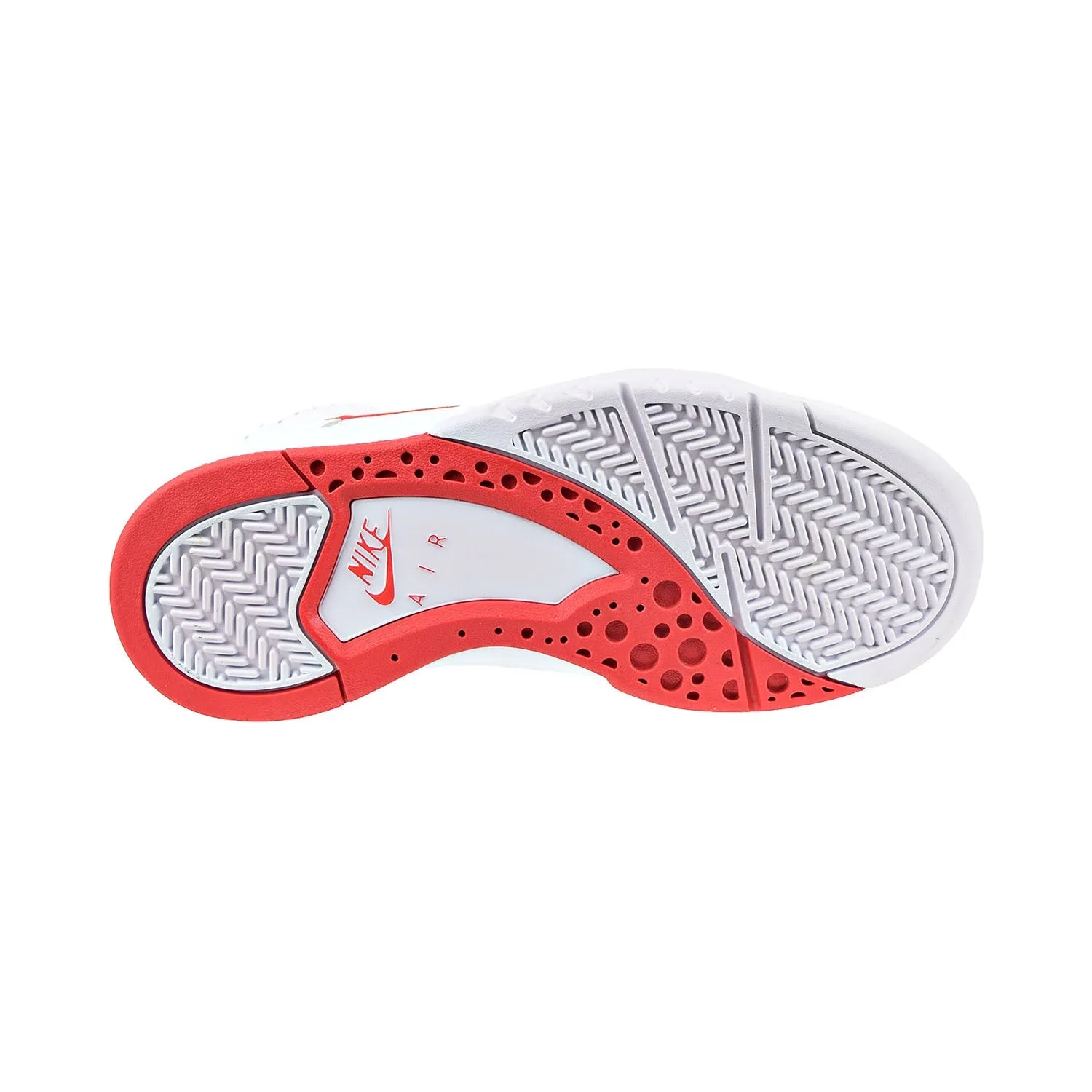 Nike Air Flight Lite Mid Men's Shoes White-University Red