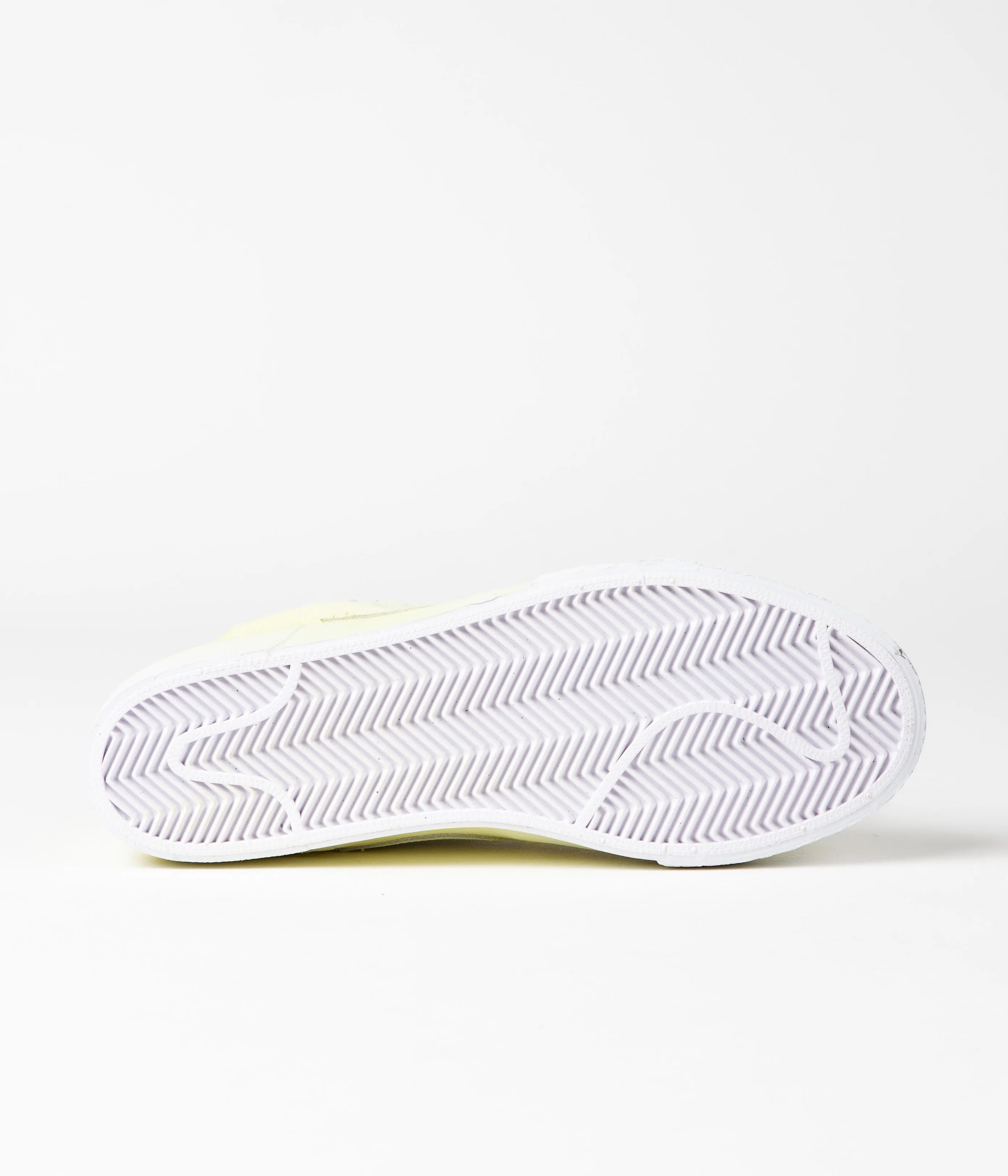 Nike SB Blazer Mid Premium Shoes - Lemon Wash / Lemon Wash - Lemon Wash - White