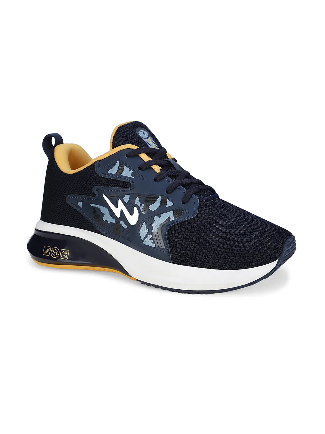 POOL-CHILD Navy Child Running Shoes