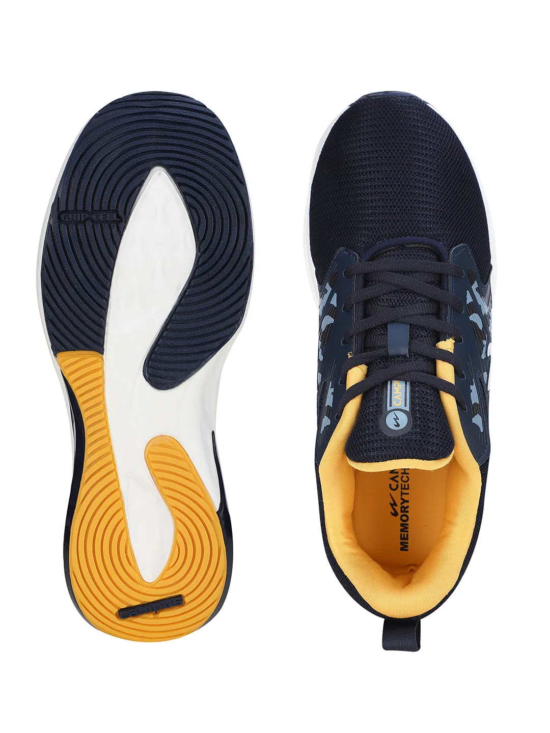 POOL-CHILD Navy Child Running Shoes