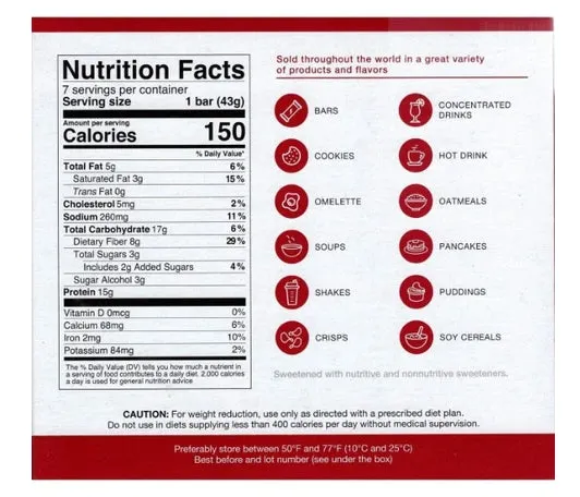 Proti Diet Peanut Butter & Smooth Caramel Crisp Bar