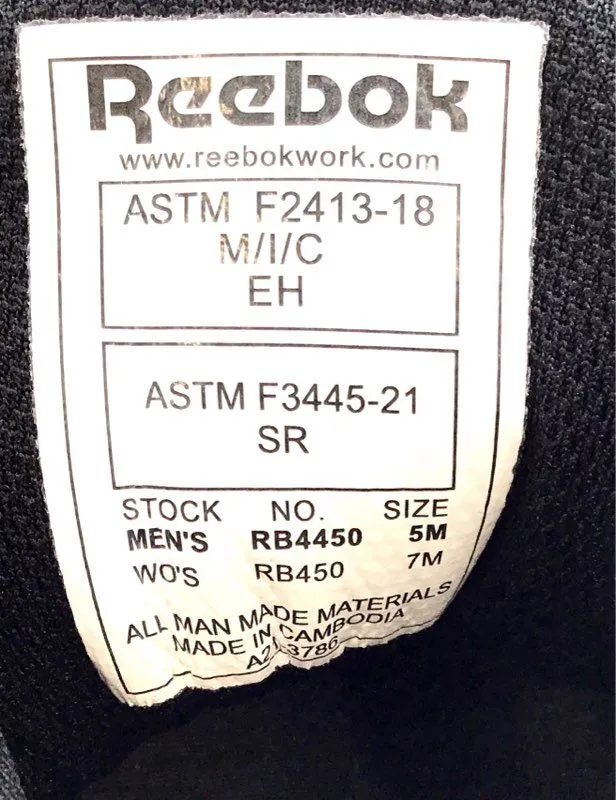 Reebok Men's Speed Tr Black Running Athletic Shoes - Size 5M
