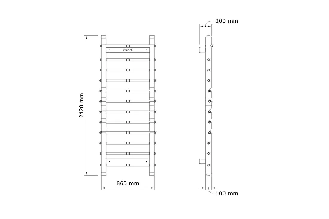 SCALA™ ADVANCE - FITNESS WALL BAR