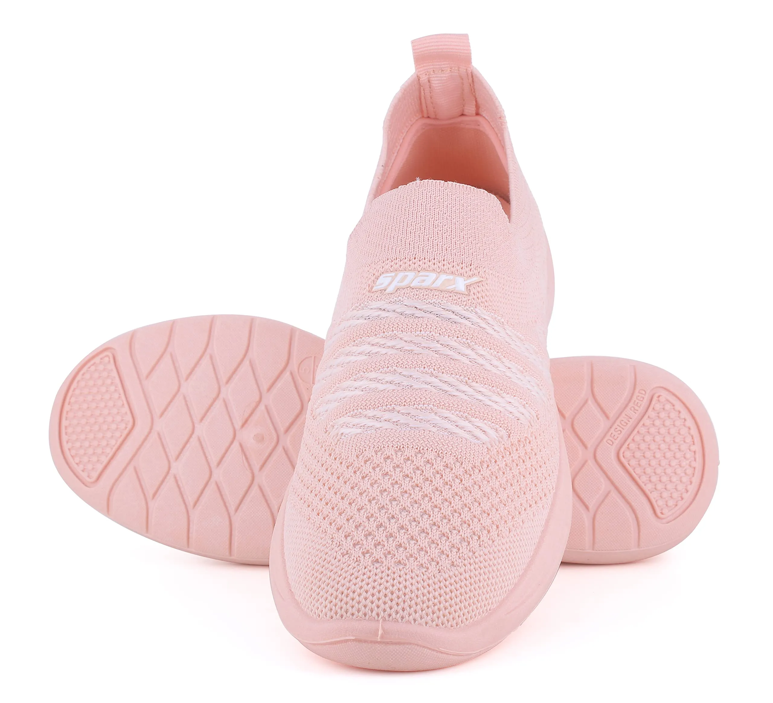 Sparx Womens SD0191L Peachwhite Casual Shoe - 7 UK (SD0191LPCWH0007)