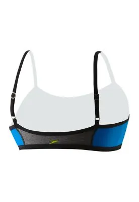 SPEEDO Heather Color Blocked Top