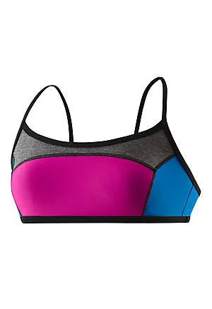 SPEEDO Heather Color Blocked Top