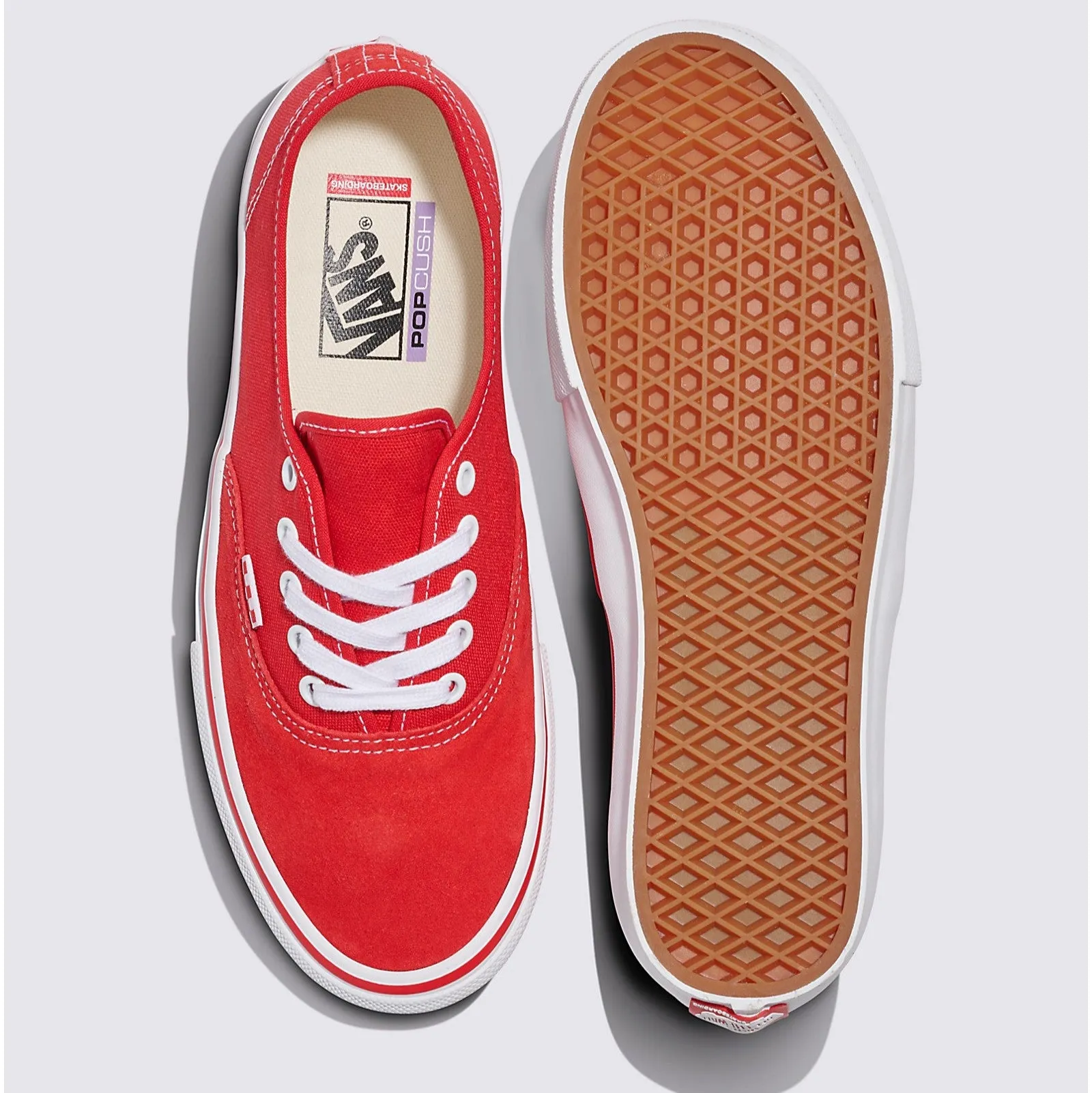 Vans Skate Authentic Skateboard Shoe - Red
