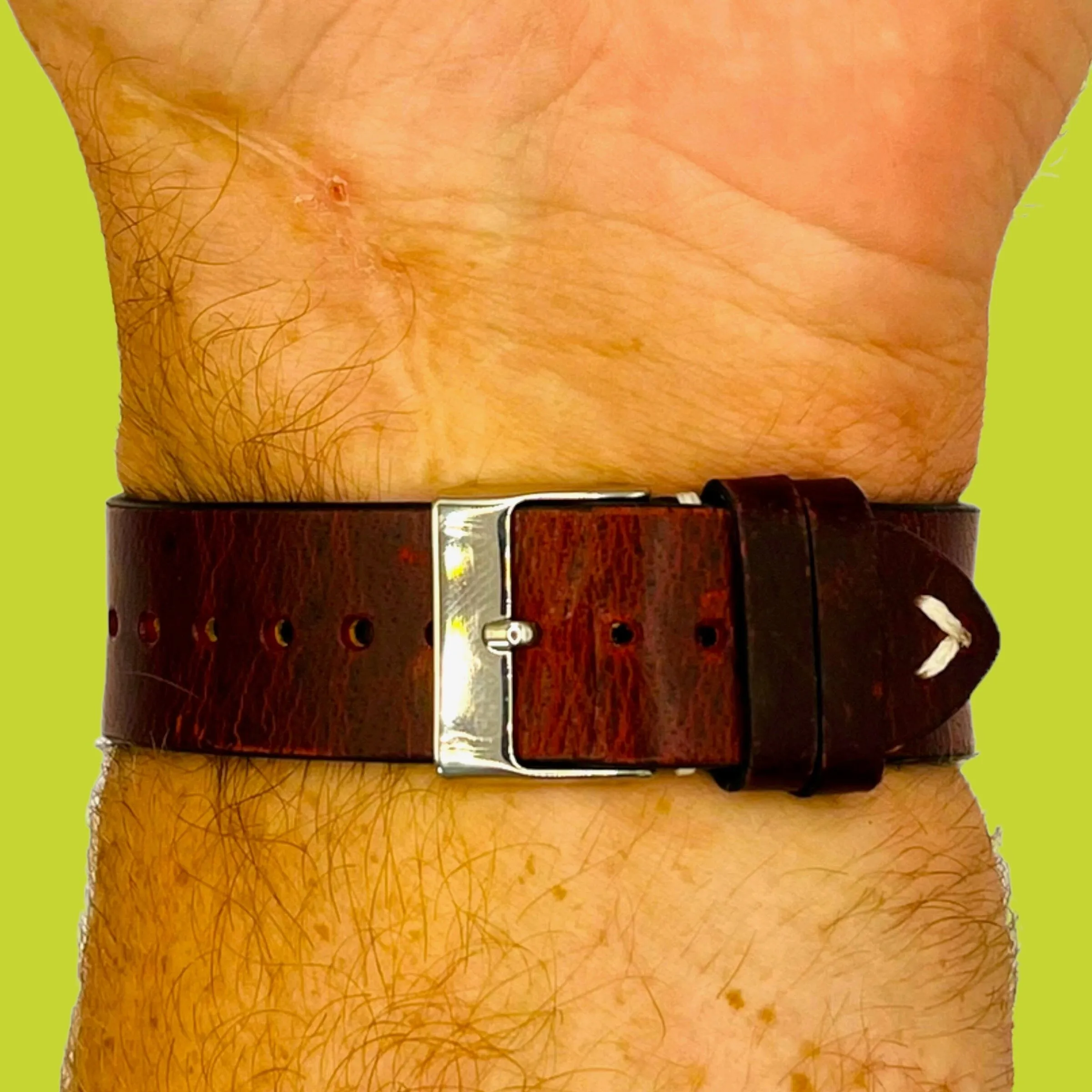 Vintage Oiled Leather Watch Straps Compatible with the Suunto 3 & 3 Fitness