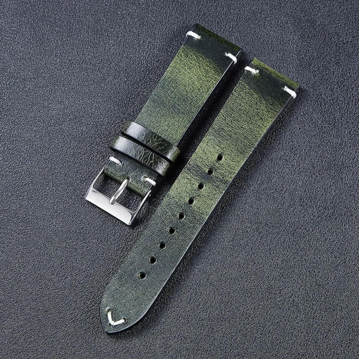 Vintage Oiled Leather Watch Straps Compatible with the Suunto 3 & 3 Fitness