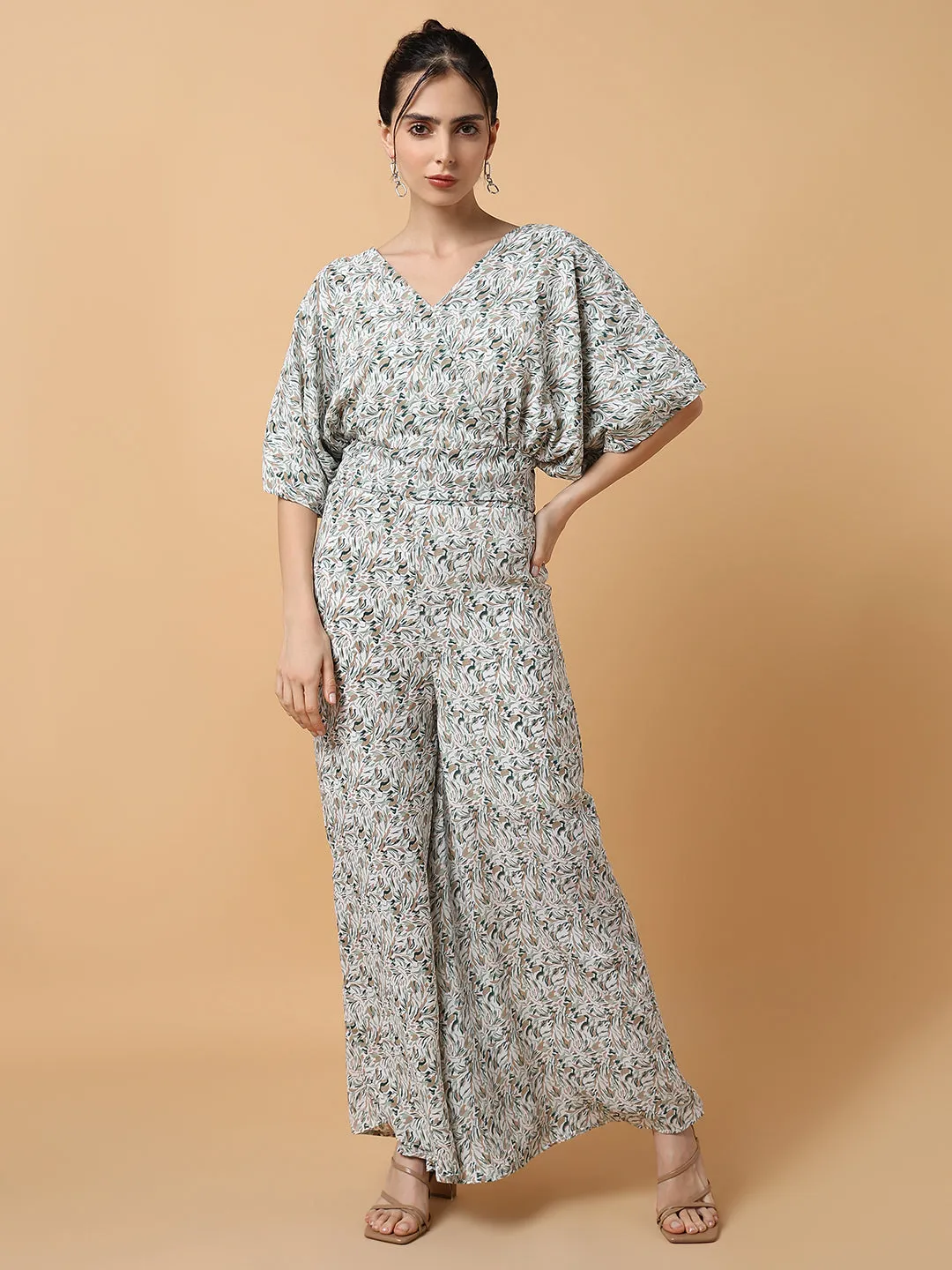 Women Printed Green Co-Ords Set