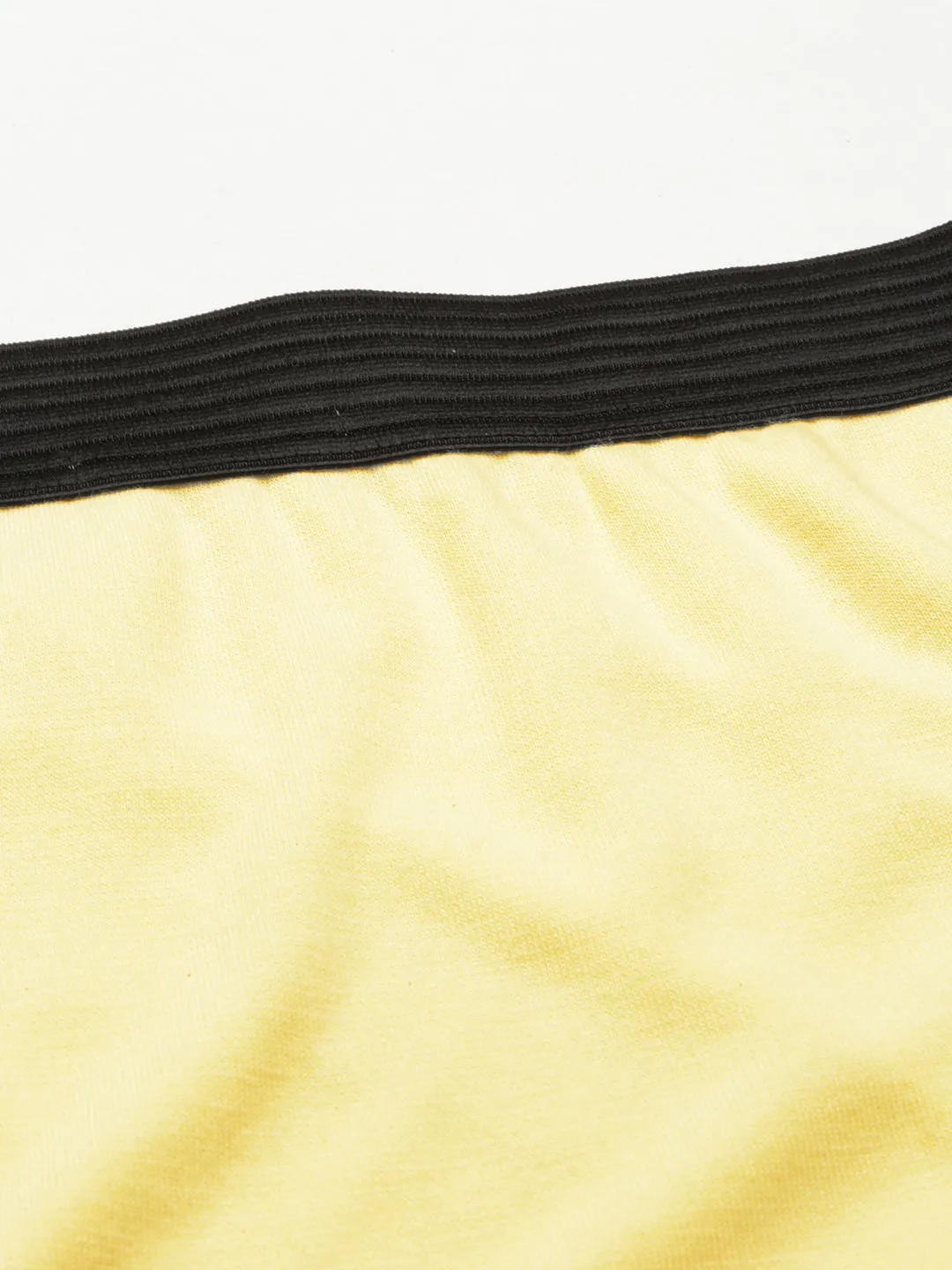 Women Yellow Solid Straight Skirt